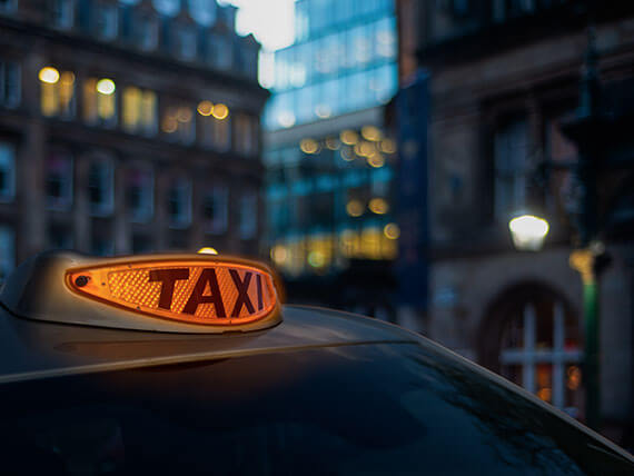 Glasgow taxi